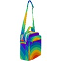 Rainbow Background Colorful Crossbody Day Bag View2