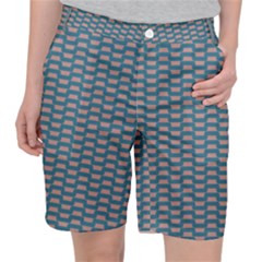 Art Chevron Pocket Shorts