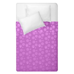 Background Polka Pink Duvet Cover Double Side (single Size) by HermanTelo