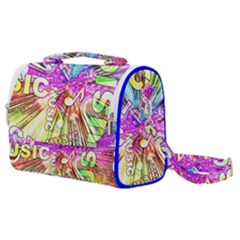 Music Abstract Sound Colorful Satchel Shoulder Bag by Mariart