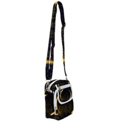 Cosmos Comet Dance, Digital Art Impression Shoulder Strap Belt Bag by picsaspassion