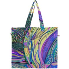 Happpy (4) Canvas Travel Bag by nicholakarma