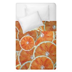 Oranges Background Texture Pattern Duvet Cover Double Side (single Size) by HermanTelo