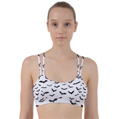 Bats Pattern Line Them Up Sports Bra by Sobalvarro