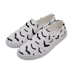 Bats Pattern Women s Canvas Slip Ons by Sobalvarro