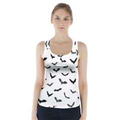 Bats Pattern Racer Back Sports Top by Sobalvarro