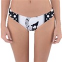 Wonderful Moon With Black Wolf Reversible Hipster Bikini Bottoms View3