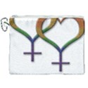 Mrs. and Mrs. Canvas Cosmetic Bag (XXL) View1