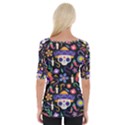 Dia de los muertos Wide Neckline Tee View2