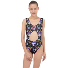 Dia De Los Muertos Center Cut Out Swimsuit by Sobalvarro