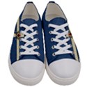 Quebec flag drapeau Québec Patriote Carillon Sacré-Coeur Christian Catholic old vintage with fleurs de lys Men s Low Top Canvas Sneakers View1