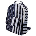 Architecture Building Pattern Flap Pocket Backpack (Small) View1