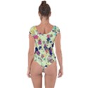 Flowers Ornament Decoration Short Sleeve Leotard  View2