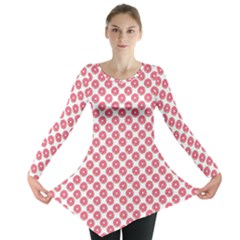 Donuts Rose Long Sleeve Tunic  by kcreatif