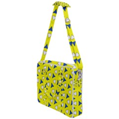 Pattern Yellow Pattern Texture Seamless Modern Colorful Repeat Cross Body Office Bag by Vaneshart