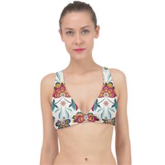 Baatik Print  Classic Banded Bikini Top by designsbymallika