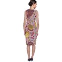 Thanksgiving Pattern Sleeveless Velvet Midi Dress View2