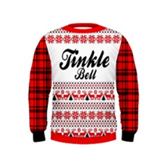 Ugly Christmas Red Kids  Sweatshirt Clone by walala