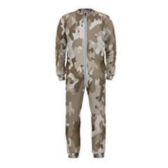 Tan Army Camouflage Onepiece Jumpsuit (kids) by mccallacoulture