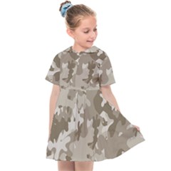 Tan Army Camouflage Kids  Sailor Dress by mccallacoulture