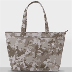 Tan Army Camouflage Back Pocket Shoulder Bag  by mccallacoulture