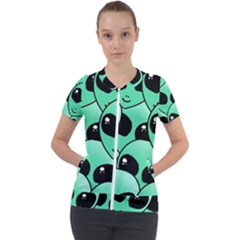 Alien Short Sleeve Zip Up Jacket