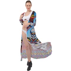 Grateful Dead Wallpapers Maxi Chiffon Beach Wrap