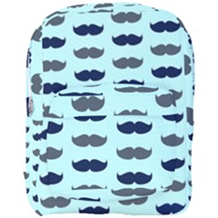 Beard Pattern Full Print Backpack by designsbymallika