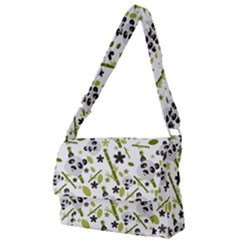 Panda Love Full Print Messenger Bag (l) by designsbymallika