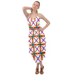 Rainbow Pattern Layered Bottom Dress by Mariart