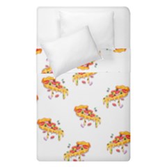 Pizza Pattern Duvet Cover Double Side (single Size) by designsbymallika