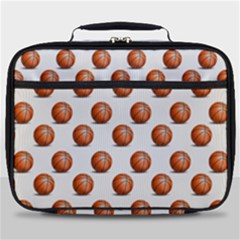 Orange Basketballs Full Print Lunch Bag by mccallacoulturesports