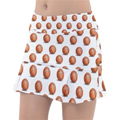 Orange Basketballs Tennis Skorts by mccallacoulturesports