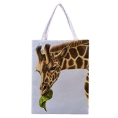 Giraffe Classic Tote Bag by ArtByThree