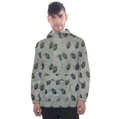 Army Green Hand Grenades Men s Front Pocket Pullover Windbreaker by McCallaCoultureArmyShop