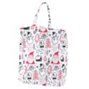 Christmas Themed Seamless Pattern Giant Grocery Tote View1