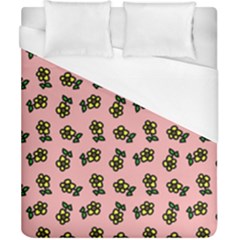 Daisy Pink Duvet Cover (california King Size) by snowwhitegirl