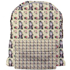 Chrix Pat Beige Giant Full Print Backpack by snowwhitegirl