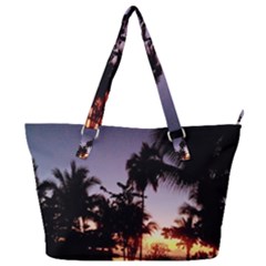 Puerto Rico Sunset Full Print Shoulder Bag by StarvingArtisan