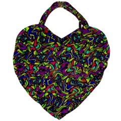 Ab 147 Giant Heart Shaped Tote by ArtworkByPatrick