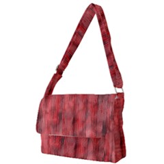 Abstrait Texture Rouge/noir Full Print Messenger Bag (s)