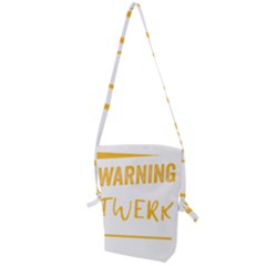 Twerking T-shirt Best Dancer Lovers & Twirken Twerken Gift | Booty Shake Dance Twerken Present | Twerkin Shirt Twerking Tee Folding Shoulder Bag by reckmeck