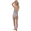 Seamless Pattern Christmas Go with the Flow One Piece Swimsuit View2