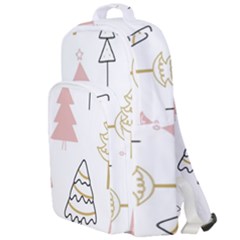 Christmas Pattern Double Compartment Backpack