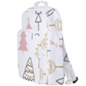 Christmas Pattern Double Compartment Backpack View1