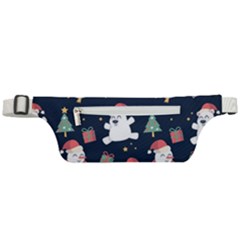 Colourful Funny Christmas Pattern Active Waist Bag