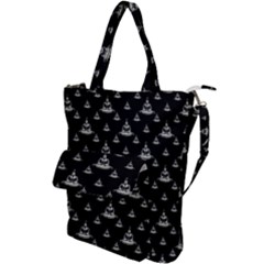 Buddhism Motif Print Pattern Design Shoulder Tote Bag by dflcprintsclothing