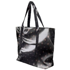 Polka Dots 1 2 Zip Up Canvas Bag by bestdesignintheworld