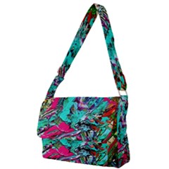 Red And Green 1 1 Full Print Messenger Bag (l) by bestdesignintheworld