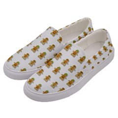 Ginger Breads Dancing So Merry Men s Canvas Slip Ons by pepitasart